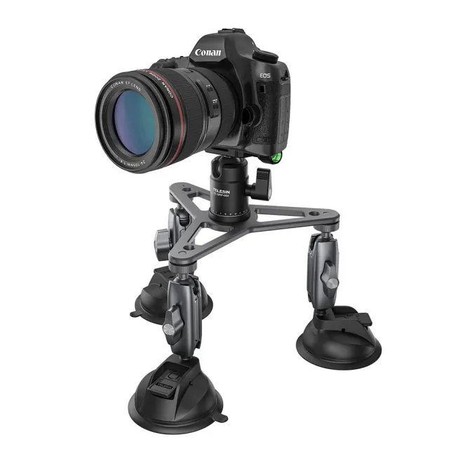 Bộ ba chân đế hít kính cho ActionCam (Telesin TE-TSB-001) 5