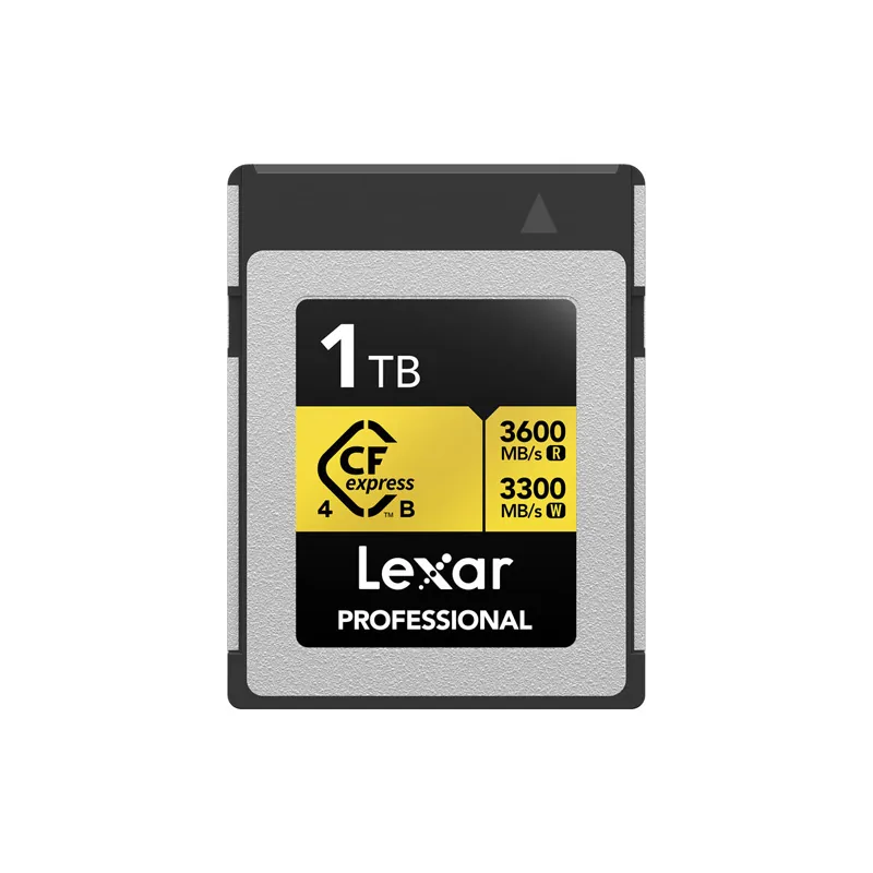 Thẻ nhớ CFexpress 4.0 Lexar Professional 1TB Type B GOLD Series LCXEXP4001T-RNENG