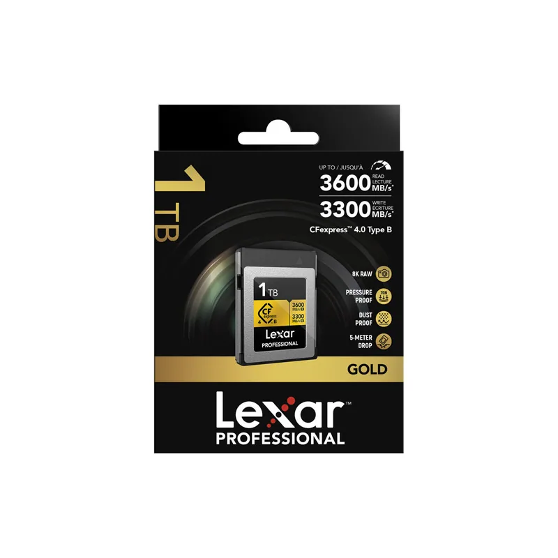 Thẻ nhớ CFexpress 4.0 Lexar Professional 1TB Type B GOLD Series LCXEXP4001T-RNENG 3