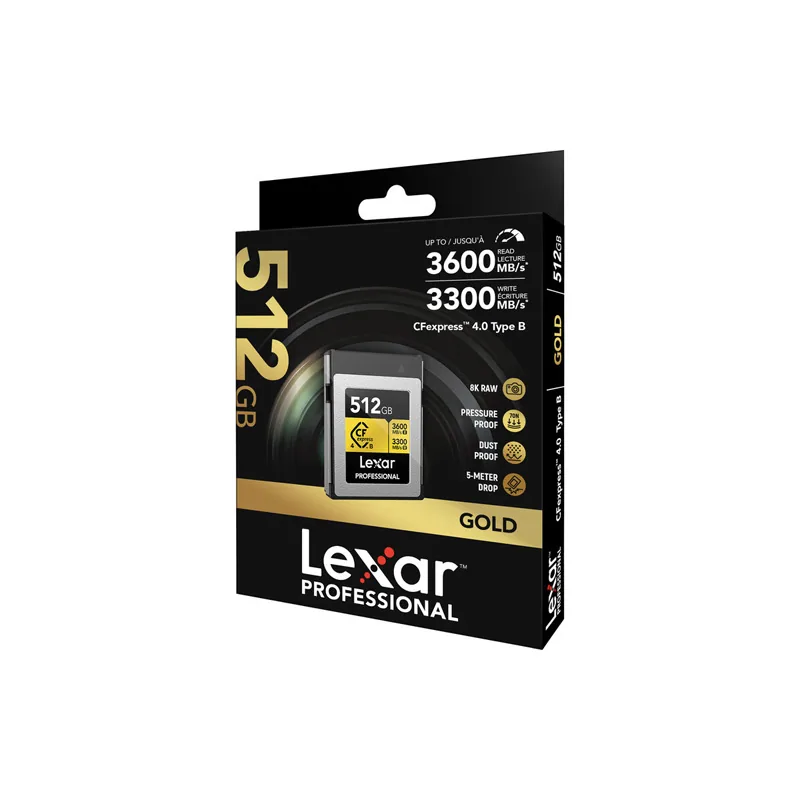 Thẻ nhớ CFexpress 4.0 Lexar Professional 512GB Type B GOLD Series LCXEXP4512G-RNENG 3