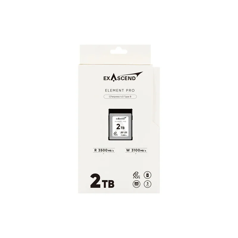Thẻ Nhớ Exascend 2TB Element Pro CFexpress 4.0 Type B 4