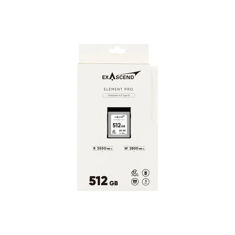 Thẻ Nhớ Exascend 512GB Element Pro CFexpress 4.0 Type B 3