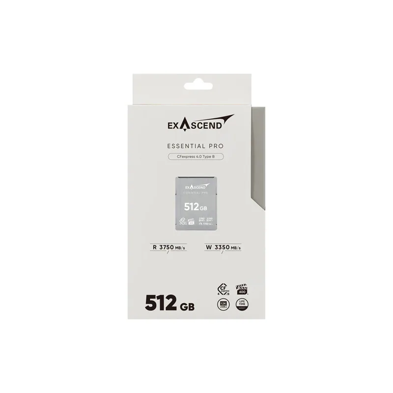 Exascend 512GB Essential Pro CFexpress 4.0 Type B 4