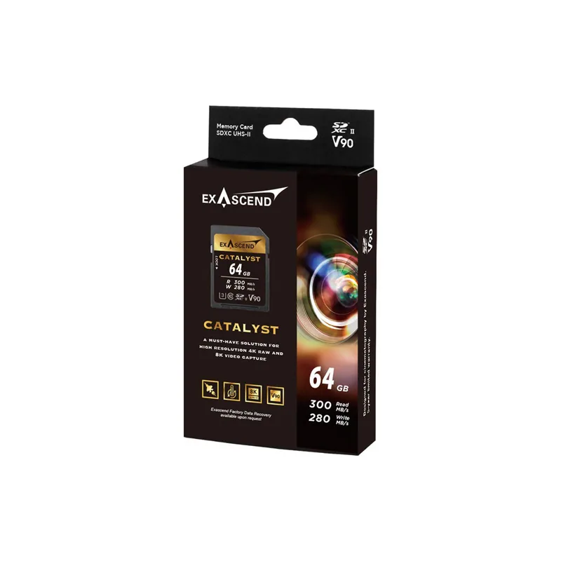 Thẻ Nhớ Exascend 64GB Catalyst UHS-II SDXC V90 2