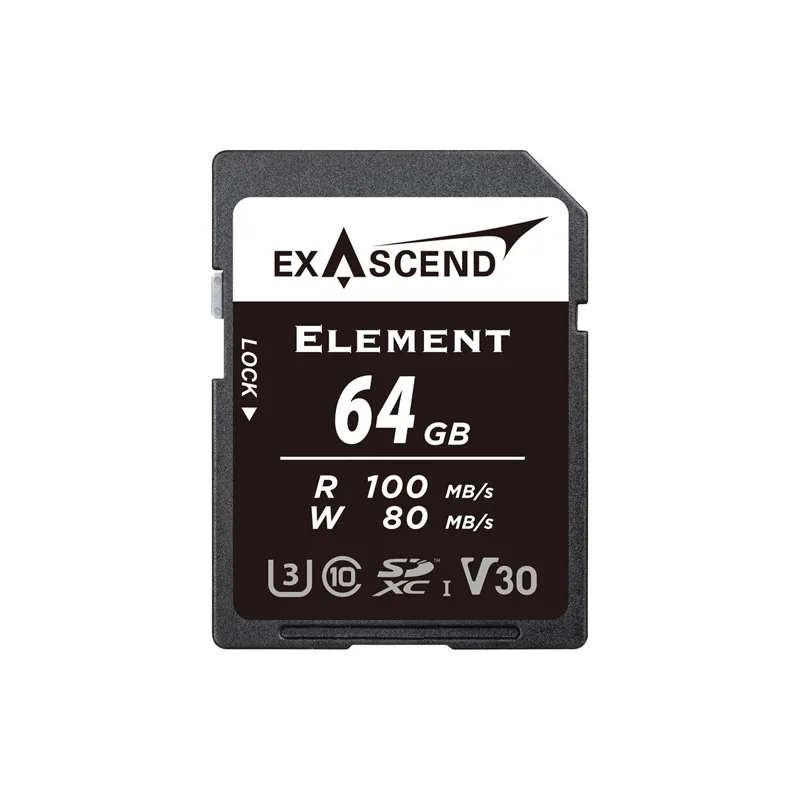 Thẻ Nhớ Exascend 64GB Element UHS-I SDXC V30