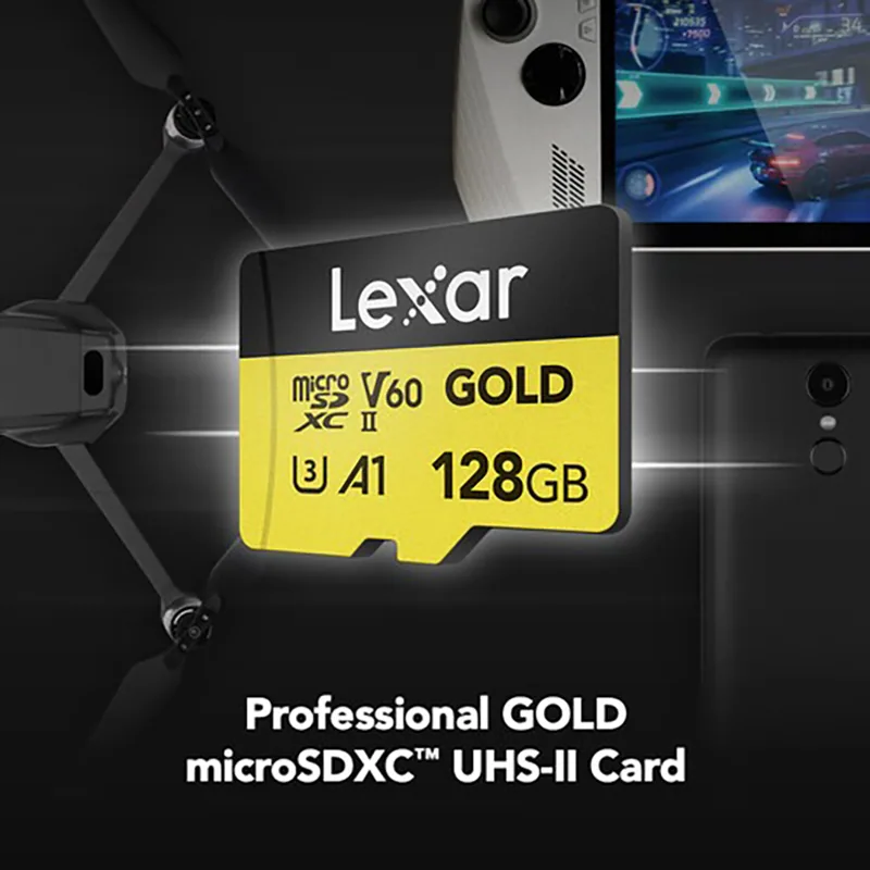 Thẻ Nhớ Lexar 128GB Professional GOLD UHS-II microSDXC 2
