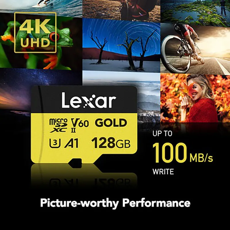 Thẻ Nhớ Lexar 128GB Professional GOLD UHS-II microSDXC 5