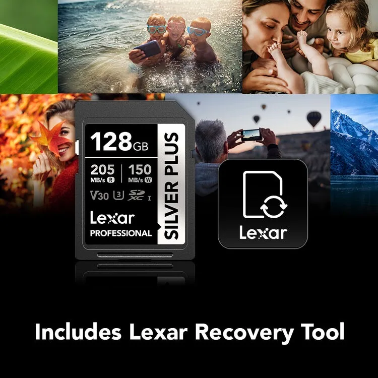 Thẻ Nhớ Lexar 128GB Professional SILVER PLUS UHS-I SDXC 10