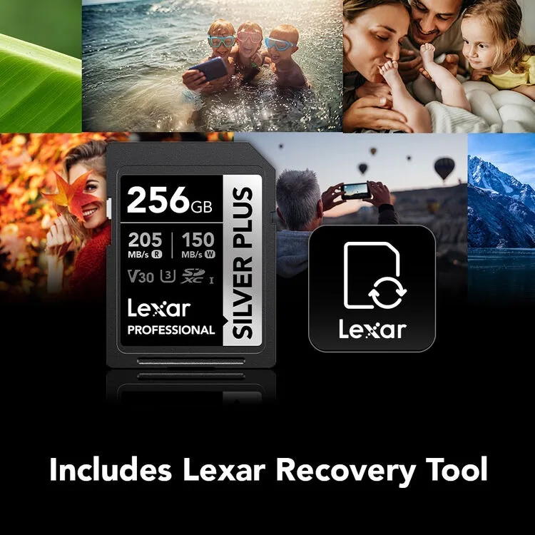 Thẻ Nhớ Lexar 256GB Professional SILVER PLUS UHS-I SDXC 7