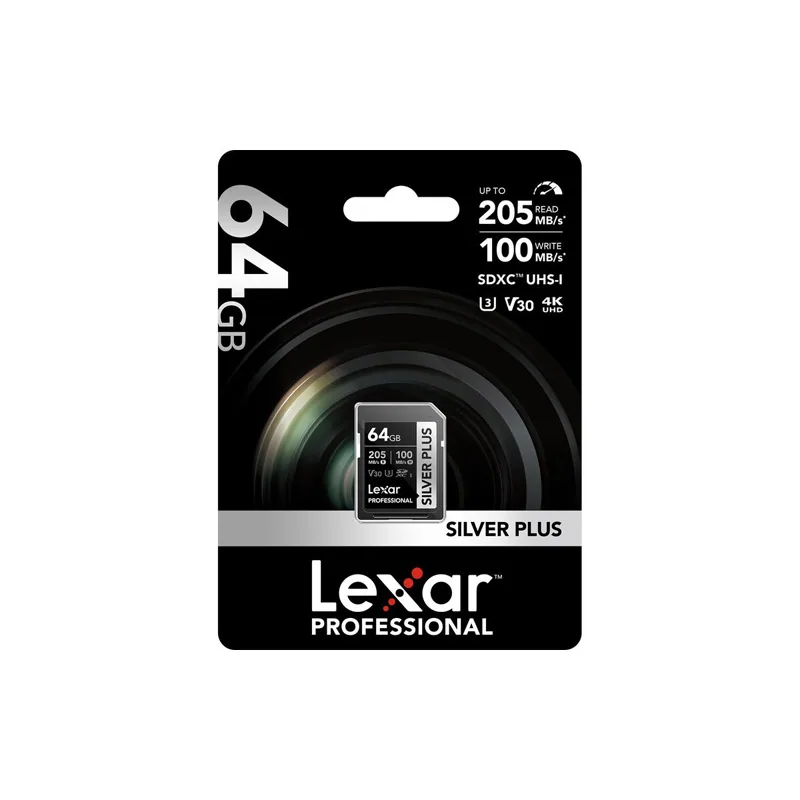 Thẻ Nhớ Lexar 64GB Professional SILVER PLUS UHS-I SDXC 3