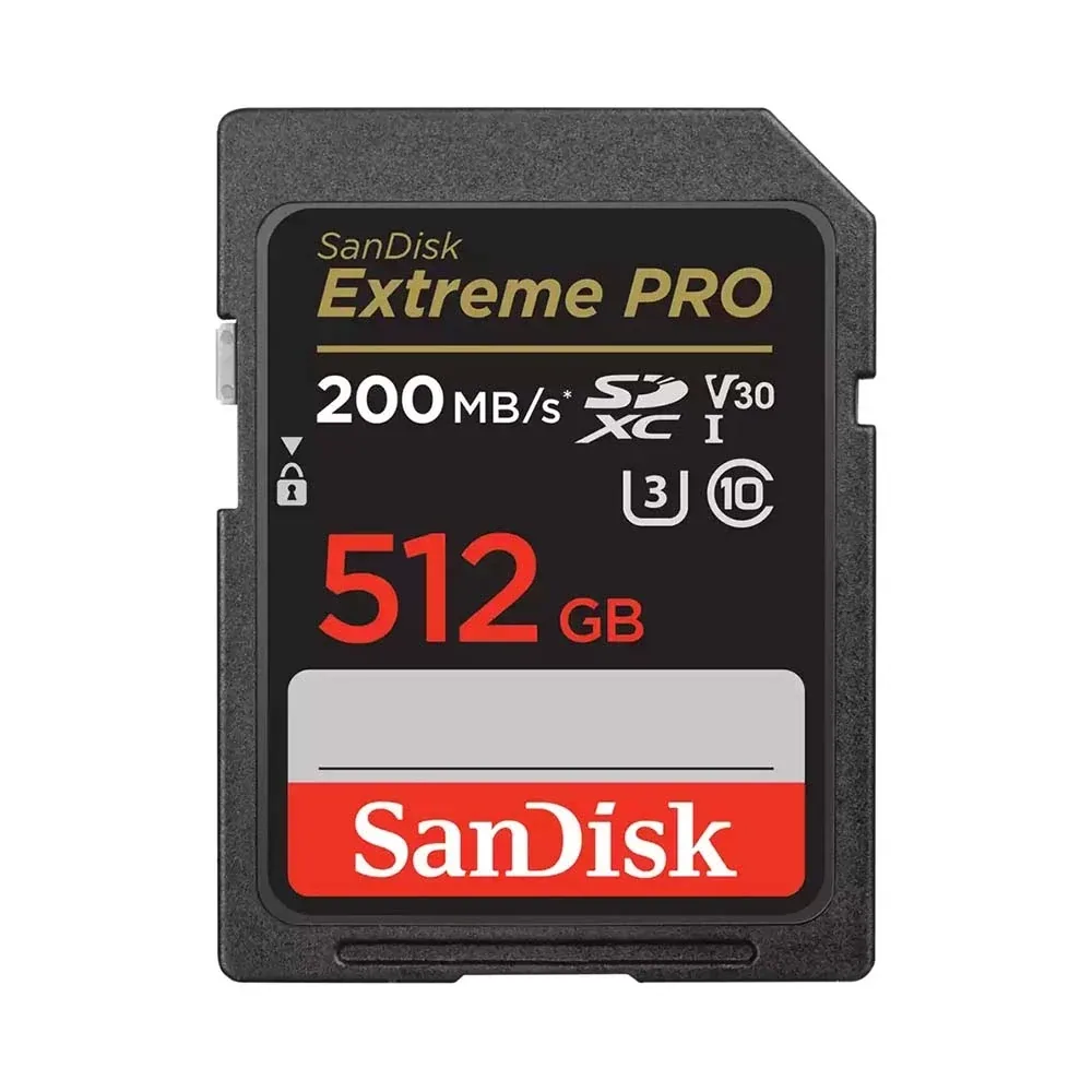 Thẻ nhớ SanDisk 512Gb 200mb/s SDXC Extreme Pro U3 V30 SDSDXXD-512G-GN4IN