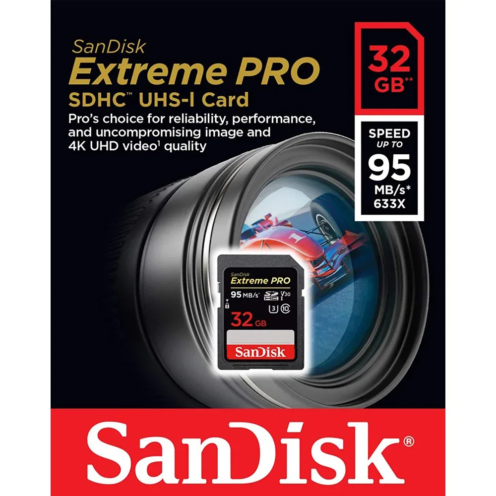 Thẻ nhớ SDHC SanDisk 95MB/s 32GB Extreme Pro U3 V30 633X SDSDXXG-032G-GN4IN 5