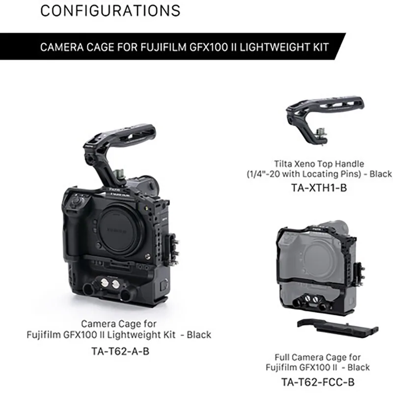 Tilta Camera Cage FUJIFILM GFX100 II (TA-T62-A-B) 3