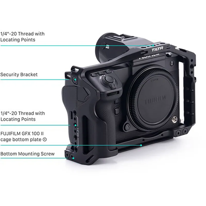 Tilta Camera Cage FUJIFILM GFX100 II (TA-T62-A-B) 5