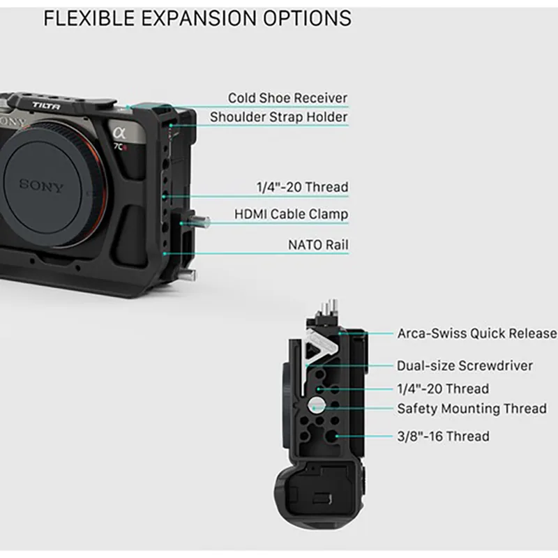 Tilta Camera Cage Sony a7C II & a7CR (TA-T60-A-B) 3