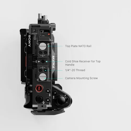Tilta Camera Cage Sony FX3 & FX30 (TA-T16-A-B) 5