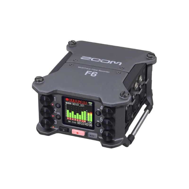 Zoom F6 6-Input / 14-Track Multitrack Field Recorder 10