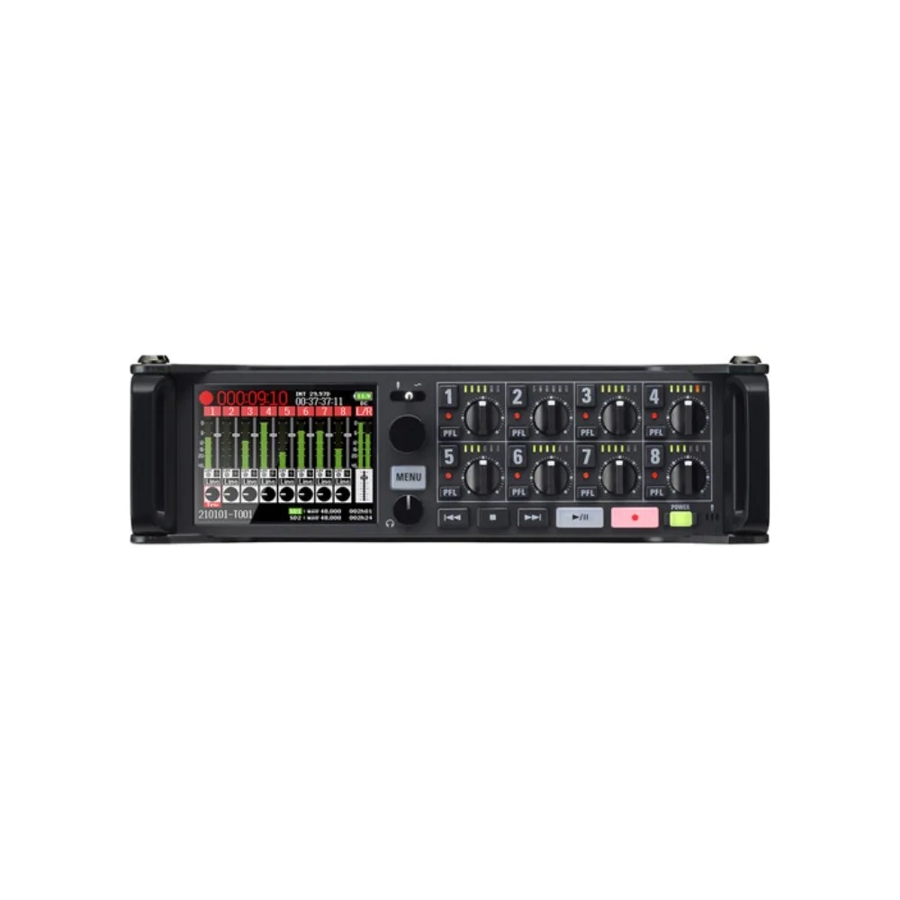 Zoom F8n Pro 8-Input / 10-Track Multitrack Field Recorder 9