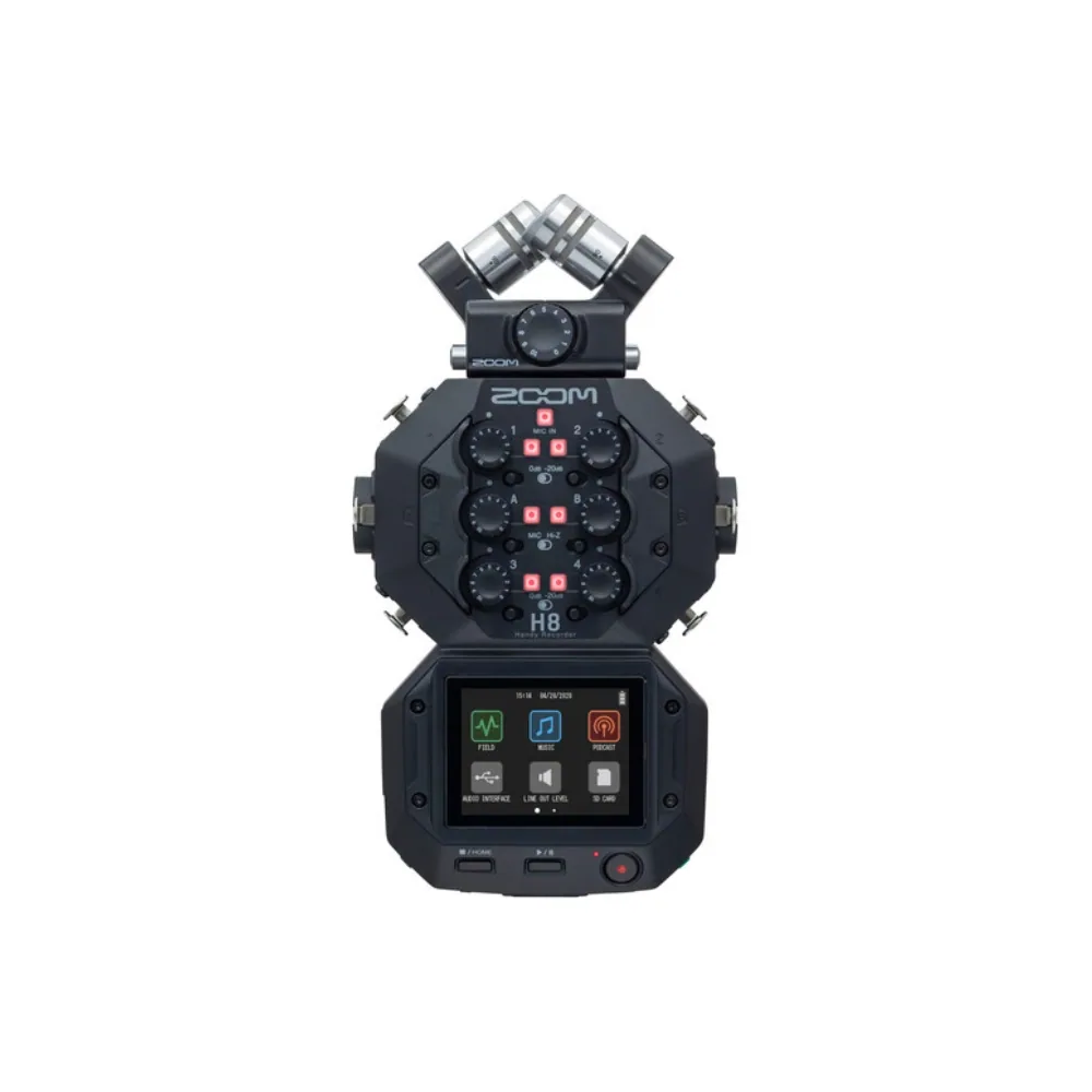 Zoom H8 8-Input 12-Track Portable Handy Recorder 3
